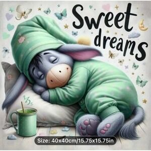 Eeyore Sweet Dreams Diamond Art Painting Kit (40x40)